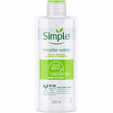 Мицеллярная вода Simple Micellar Water Vitamin B3+C 400 мл