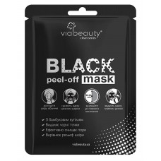 Маска для лица Via Beauty Очищающая Black Mask с бамбуковым углем 10 мл