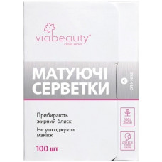Матирующие салфетки Via Beauty 100 шт