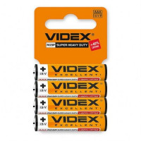 Батарейки Salt Videx Super Heavy Duty ААА R03Р 4 шт 