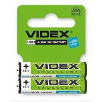 Батарейка Alkaline Videx AAA LR03 Blister 2 шт 