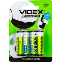 Батарейка Videx LR14  2 шт Blister