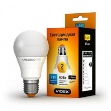 Лампа Led Videx A60E 7W E27 4100K 220V