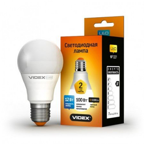 Лампа Led Videx A60E 12W E27 4100K 220V