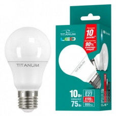 Лампа Led Titanum A60 10W E27 4100K 220V
