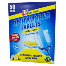 Таблетки для посудомийних машин W5 All in 1 Power Lemon 50 шт