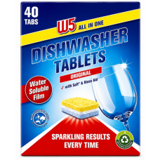 Таблетки для посудомийних машин W5 Classic 40 шт