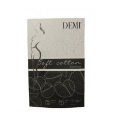 Колготки женские Demi SOFT COTTON хлопок 360 den р.S черный №5000