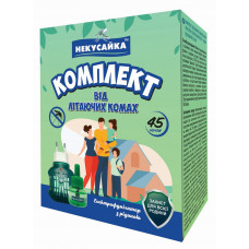 Прилад + рідина від комарів Некусайка Стандарт 45 ночей