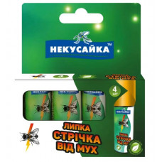 Липка стрічка від мух Некусайка 4 шт