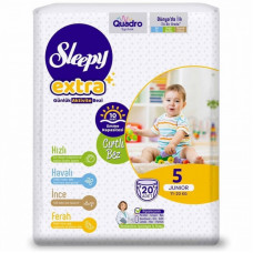 Подгузники Sleepy Extra Junior № 5 11-20 кг 20 шт