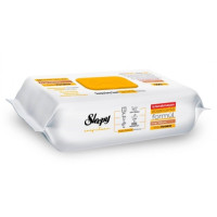Вологі серветки Sleepy Easy Clean універсальні для прибирання 100 шт жовті