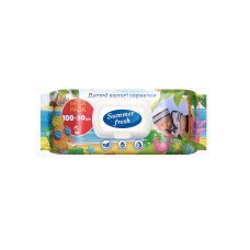 Серветки вологі дитячі Summer Fresh 120 шт
