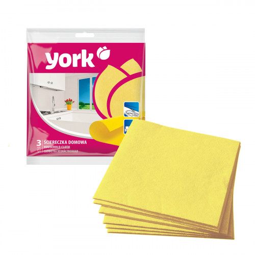 Серветка для прибирання York 35*35 см 3 шт №020010