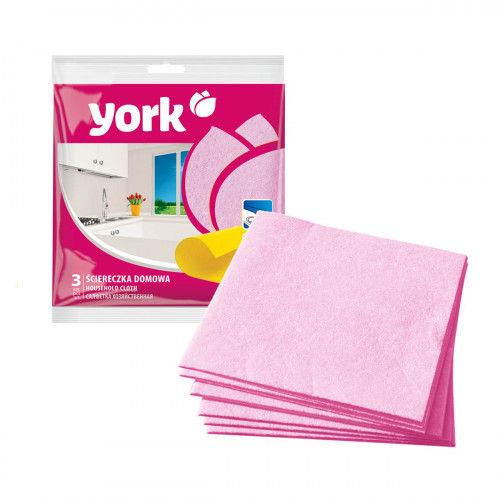 Серветка для прибирання York 35*35 см 3 шт №020010