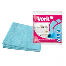 Серветка для прибирання York перфорована 34*35 см 3 шт №020030