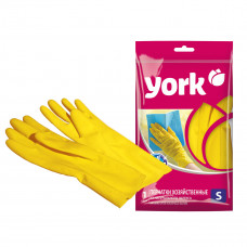Рукавиці гумові York S №092030