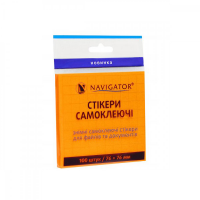 Стикер оранжевый 100 шт NV-76202