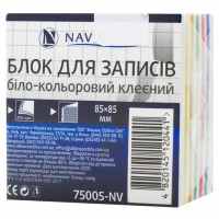 Блок для записи бело-цветной 400 шт NV-75005