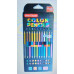 Карандаши StarColor 24 цвета двухсторонние 12 шт UN010