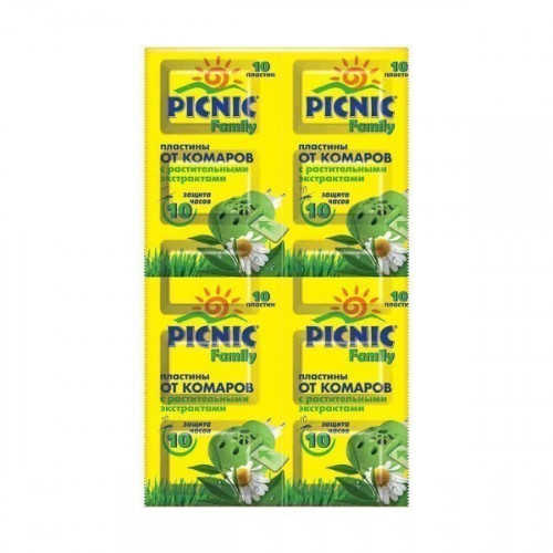 Пластини від комарів Picnic Family 10 шт