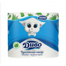 Туалетний папір Диво Aroma Алое віра 2 шари 4 шт