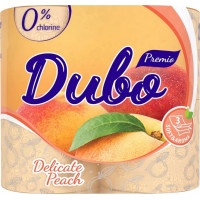 Туалетний папір Диво Premio Delicate Peach 3 шари 4 шт