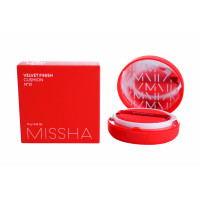 Тональный крем-кушон Missha Velvet Finish Cushion SPF50+/PA+++ №21 Light beige
