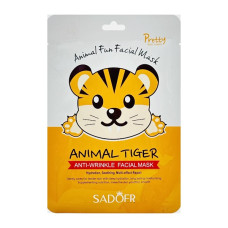 Тканевая маска для лица SADOER Animal Tiger 25 мл