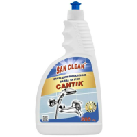 Засіб для видалення вапна та іржі  San Clean Сантік 500 мл запаска
