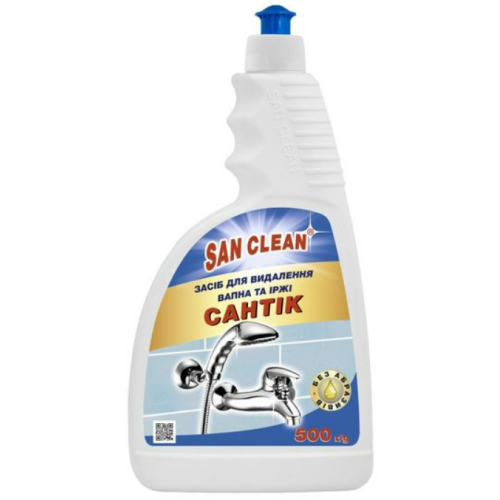 Средство для удаления налета и ржавчины San Clean Сантик 500 мл запаска