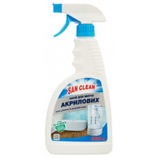 Средство для мытья акриловых ванн San Clean с расспылителем 500 мл