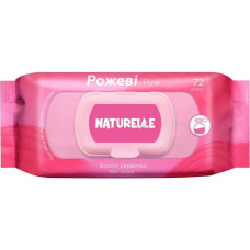 Салфетки влажные Naturelle Pink 72 шт