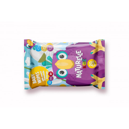 Серветки вологі дитячі Naturelle Kidz ромашка 20 шт