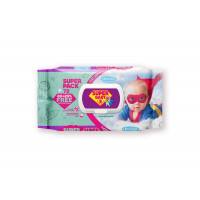 Серветки вологі дитячі Super Baby хлопчик Ромашка й Алое 72 шт