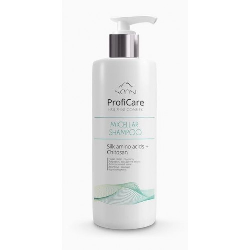 Міцелярний шампунь Sansi ProfiCare Hair shine complex 400 мл