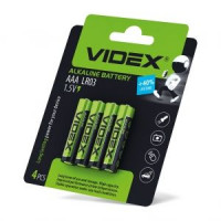Батарейка Alkaline Videx ААА LR03 4 шт