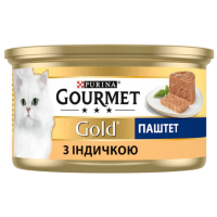 Корм для кошек Purina Gourmet Gold паштет с индейкой 85 гр