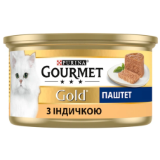 Корм для кошек Purina Gourmet Gold паштет с индейкой 85 гр