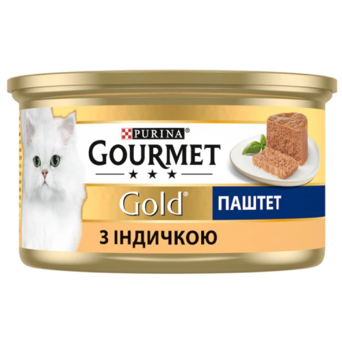Корм для кошек Purina Gourmet Gold паштет с индейкой 85 гр
