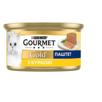 Корм для кошек Purina Gourmet Gold паштет с курицей 85 гр
