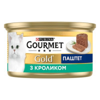 Корм для кошек Purina Gourmet Gold паштет с кроликом 85 гр
