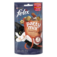 Лакомство для кошек Purina Felix Party Mix Mixed Grill 60 гр