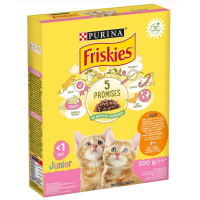 Корм сухой Purina Friskies Junior для котят с курицей молоком и овощами 300 гр