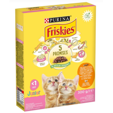 Корм сухой Purina Friskies Junior для котят с курицей молоком и овощами 300 гр