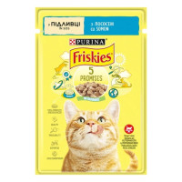 Корм для кошек Purina Friskies для кошек лосось 85 гр