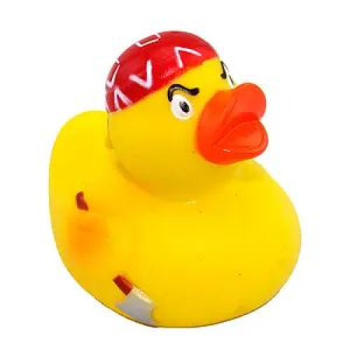 Игрушка для животных утка резиновая в шапке 8.6*5.7 см ЕВ00