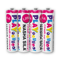 Батарейка Наша Сила Play LR6/AA  Alkaline 4 шт