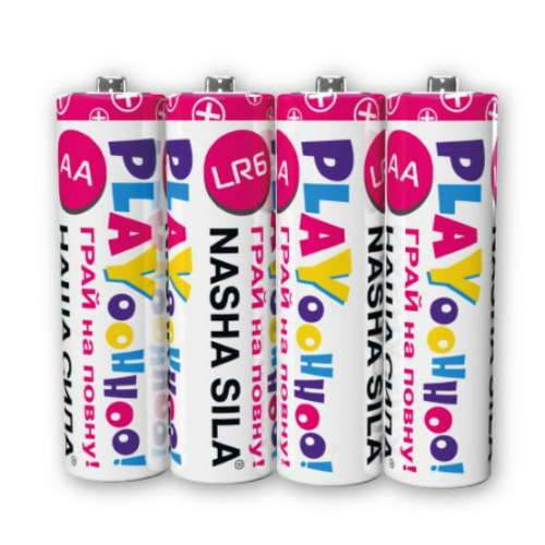 Батарейка Наша Сила Play LR6/AA  Alkaline 4 шт