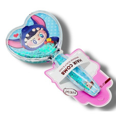Щітка дитяча масажка HairComb Фігурна з блискітками